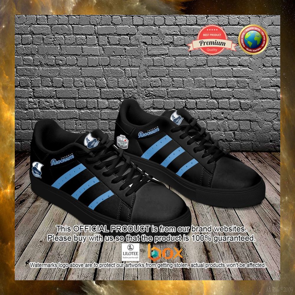 HOT 109th Grey Cup Toronto Argonauts Black Stan Smith Low Top Shoes Sneaker 6