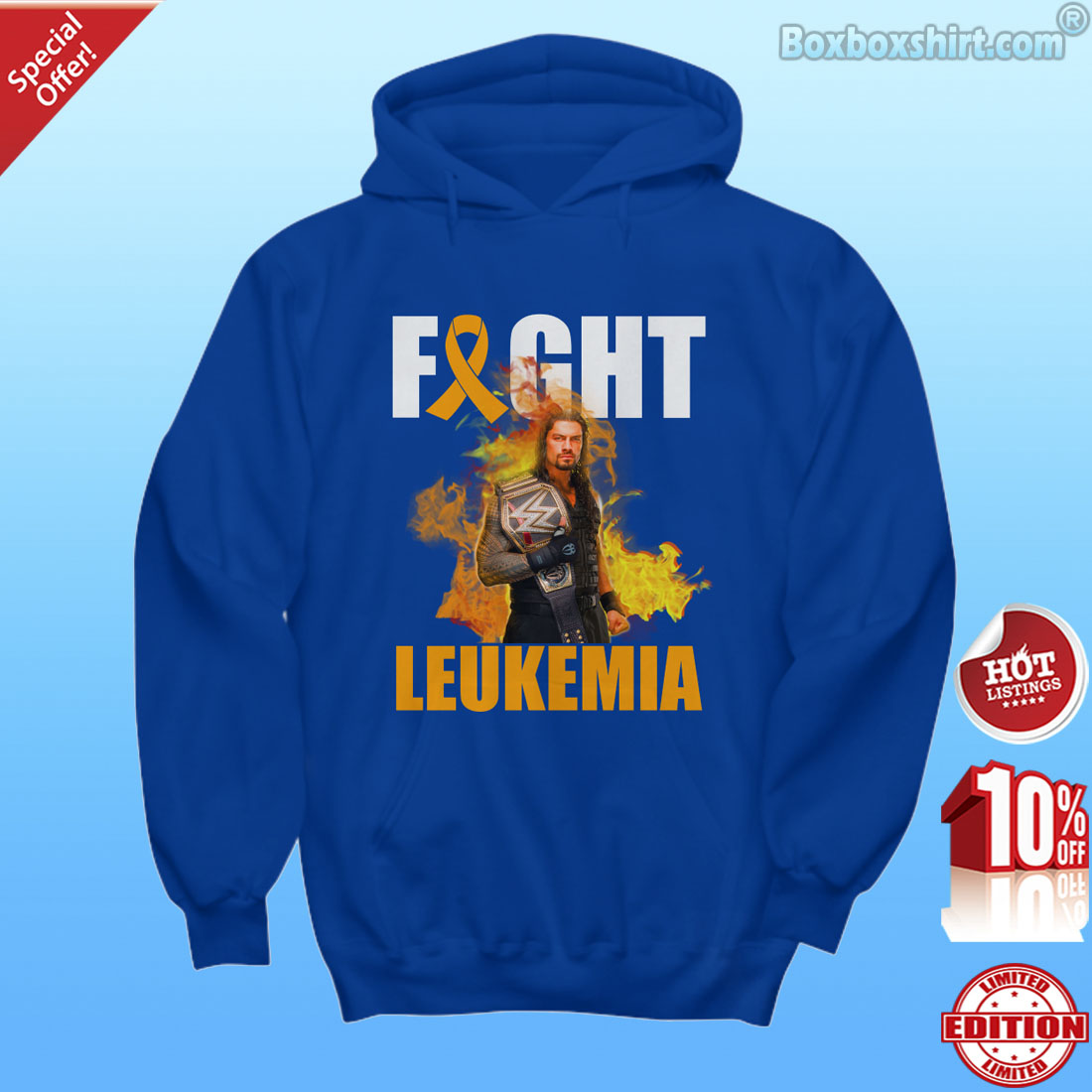 Roman Reigns fight leukemia shirt