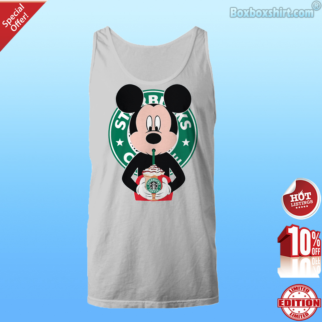 Mickey mouse drinks starbucks coffee shirt, premium tee, unisex tee 2