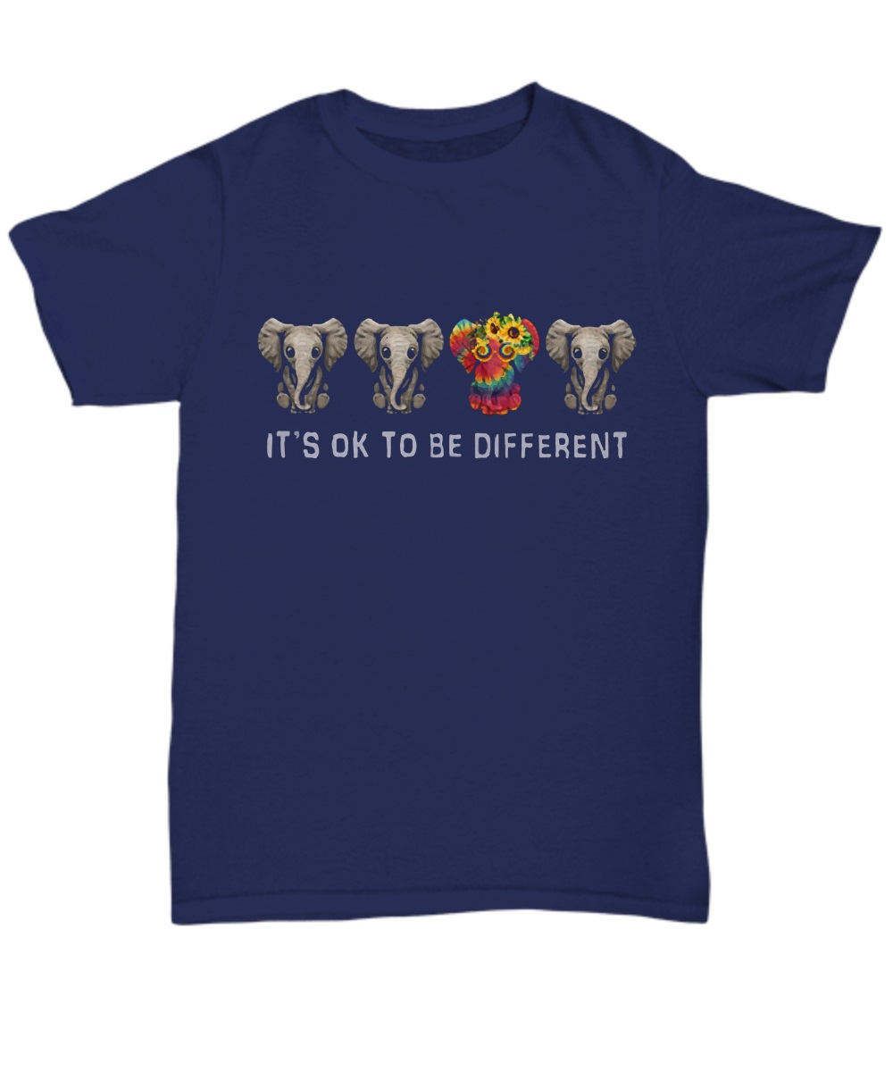 Elephant It's ok to be different shirt, sweatshirt, hoddie 6
