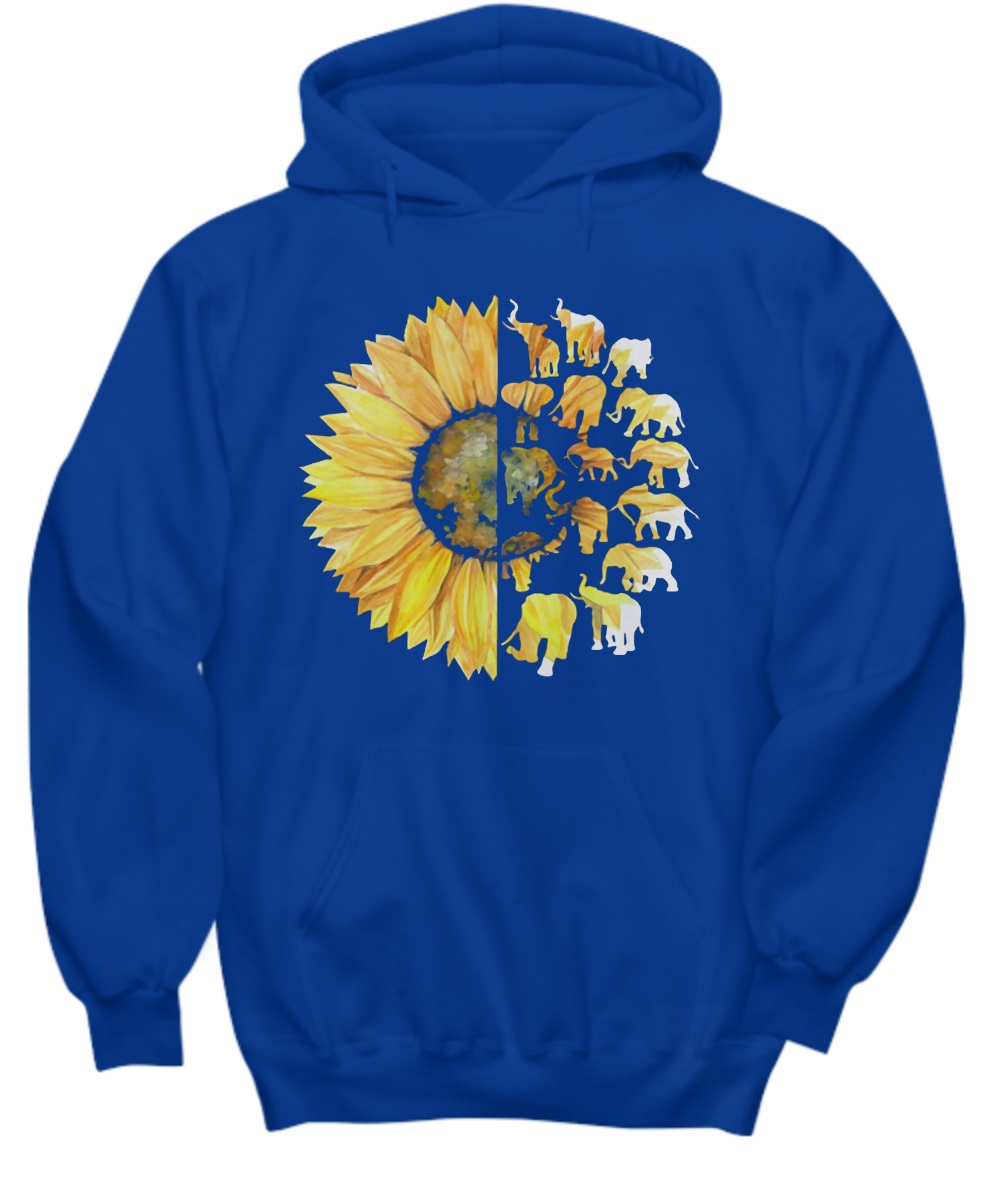 Earth sunflower elephants shirt, women's tee, hoddie 9