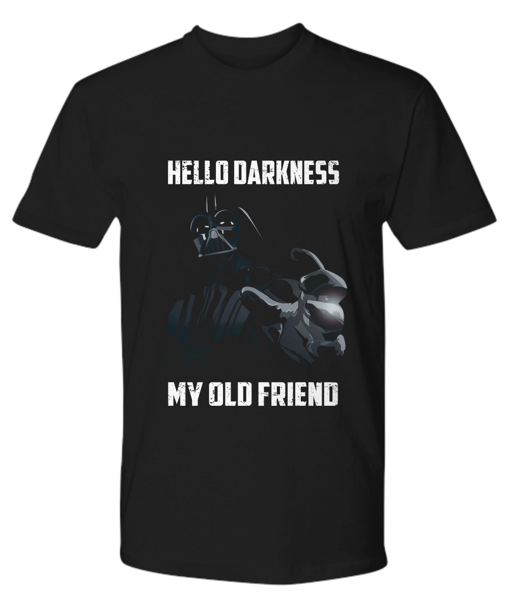 Darth Vader Hello darkness my old friend shirt, premium tee 3