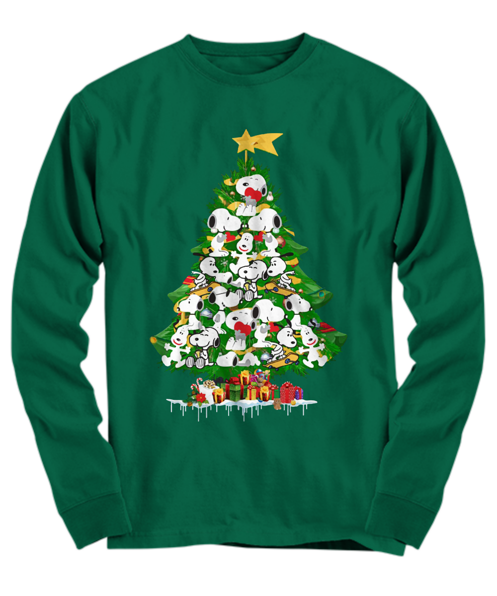 Snoopy tree Christmas shirt