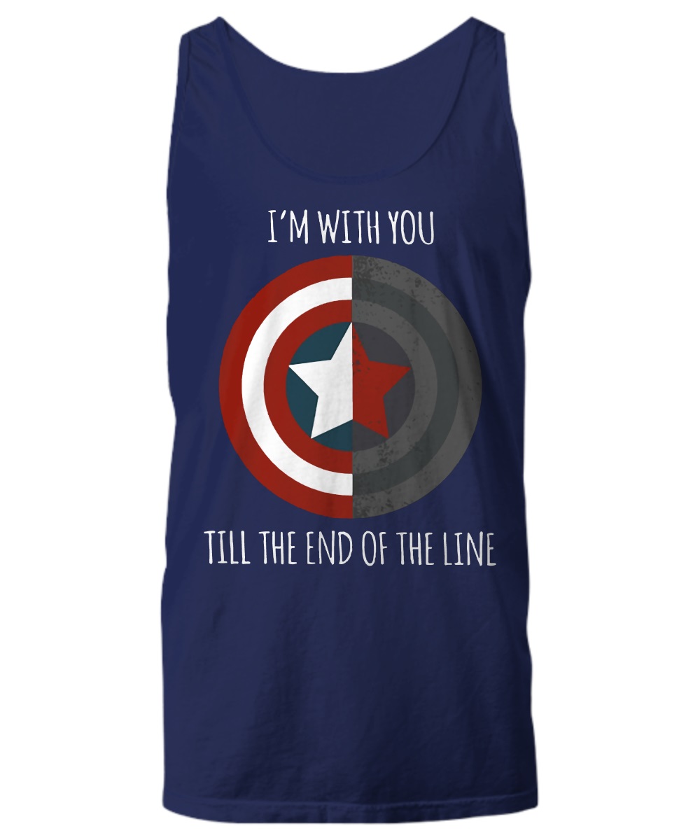 I am with you till the end of the line shirt, unisex tank top 2