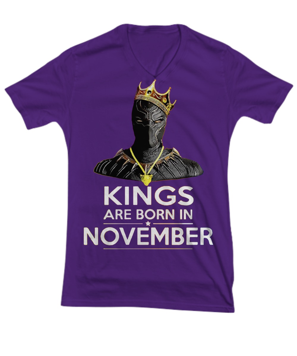 Black Panther kings are born in November shirt, unisex tee, premium tee 1