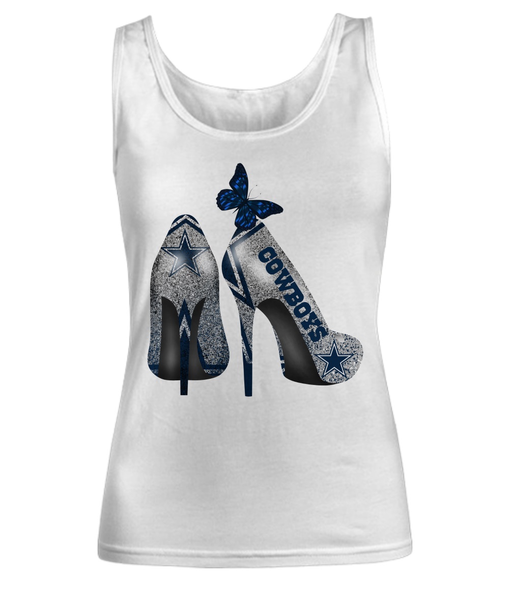 Dallas Cowboys NFL high heel shoes with butterfly shirt, hoddie, unisex 1