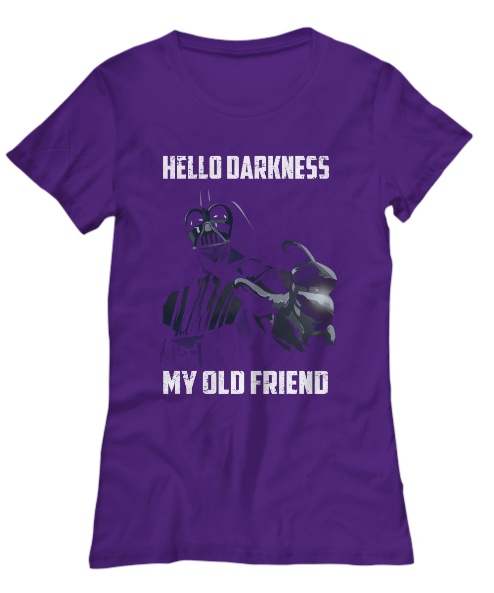 Darth Vader Hello darkness my old friend shirt, premium tee 1