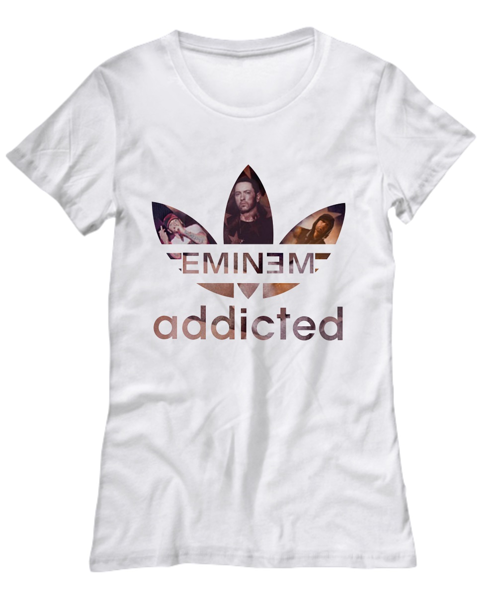 Eminem addicted Adidas shirt, unisex tee, youth hoddie 2