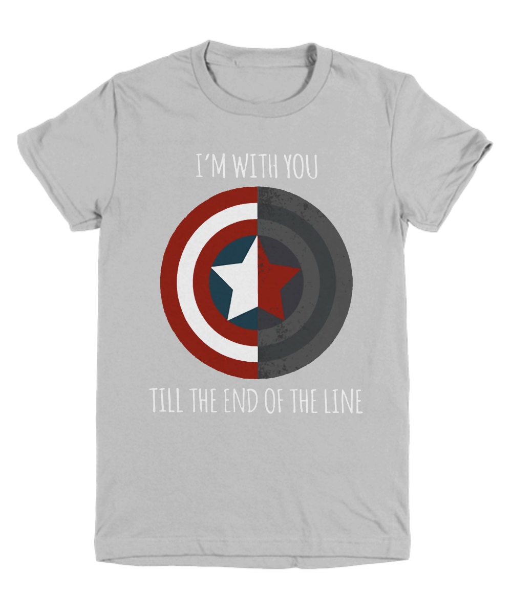 I am with you till the end of the line shirt, unisex tank top 1