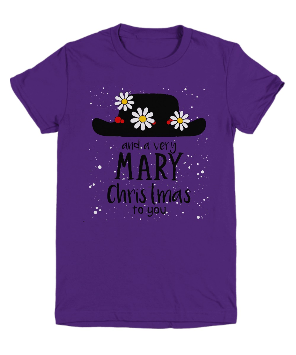 Flower hat and a very mary Christmas to you shirt, zip hoddie 1