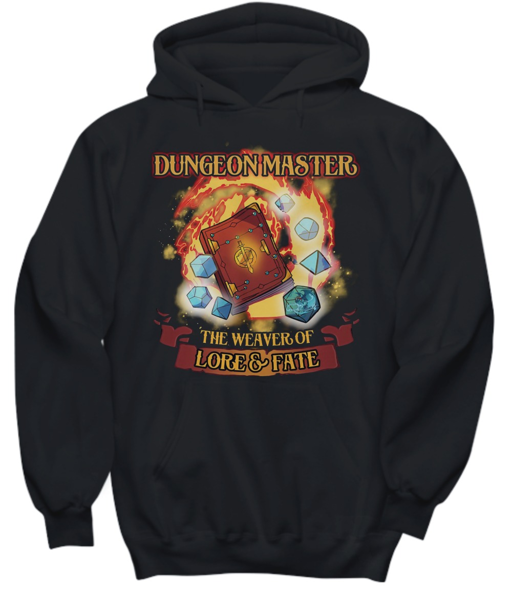 Dungeon master the weaver of lore and fate shirt 