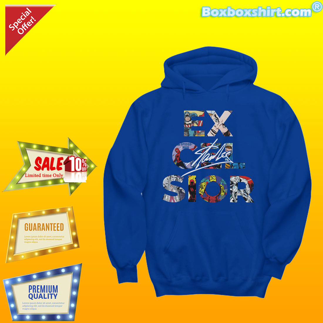 Excelsior Stan Lee shirt