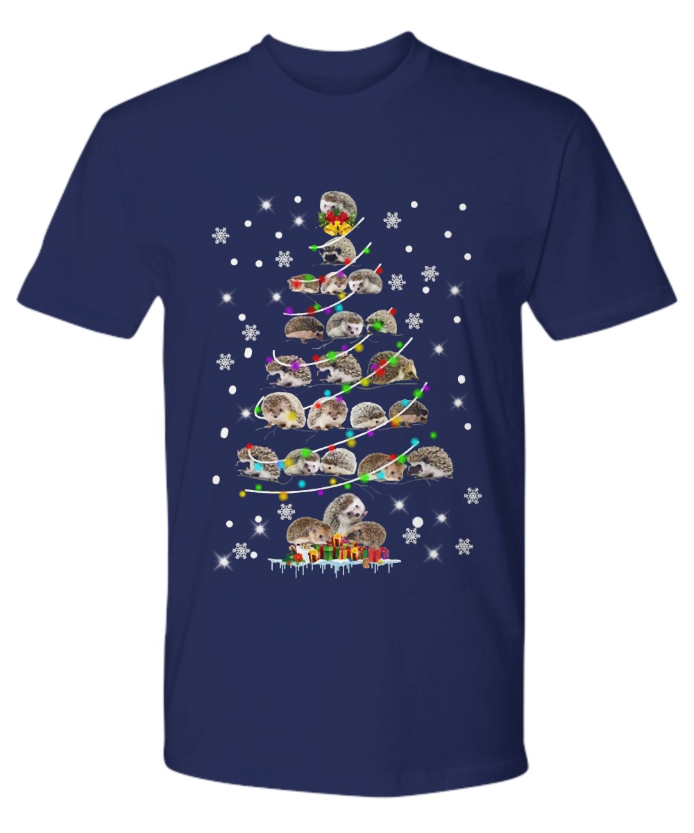 Hedgehog Christmas tree shirt