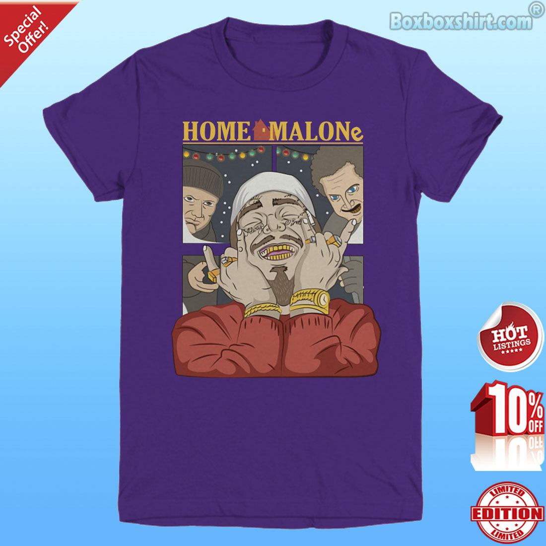Home Malone Post Malone Christmas shirt 