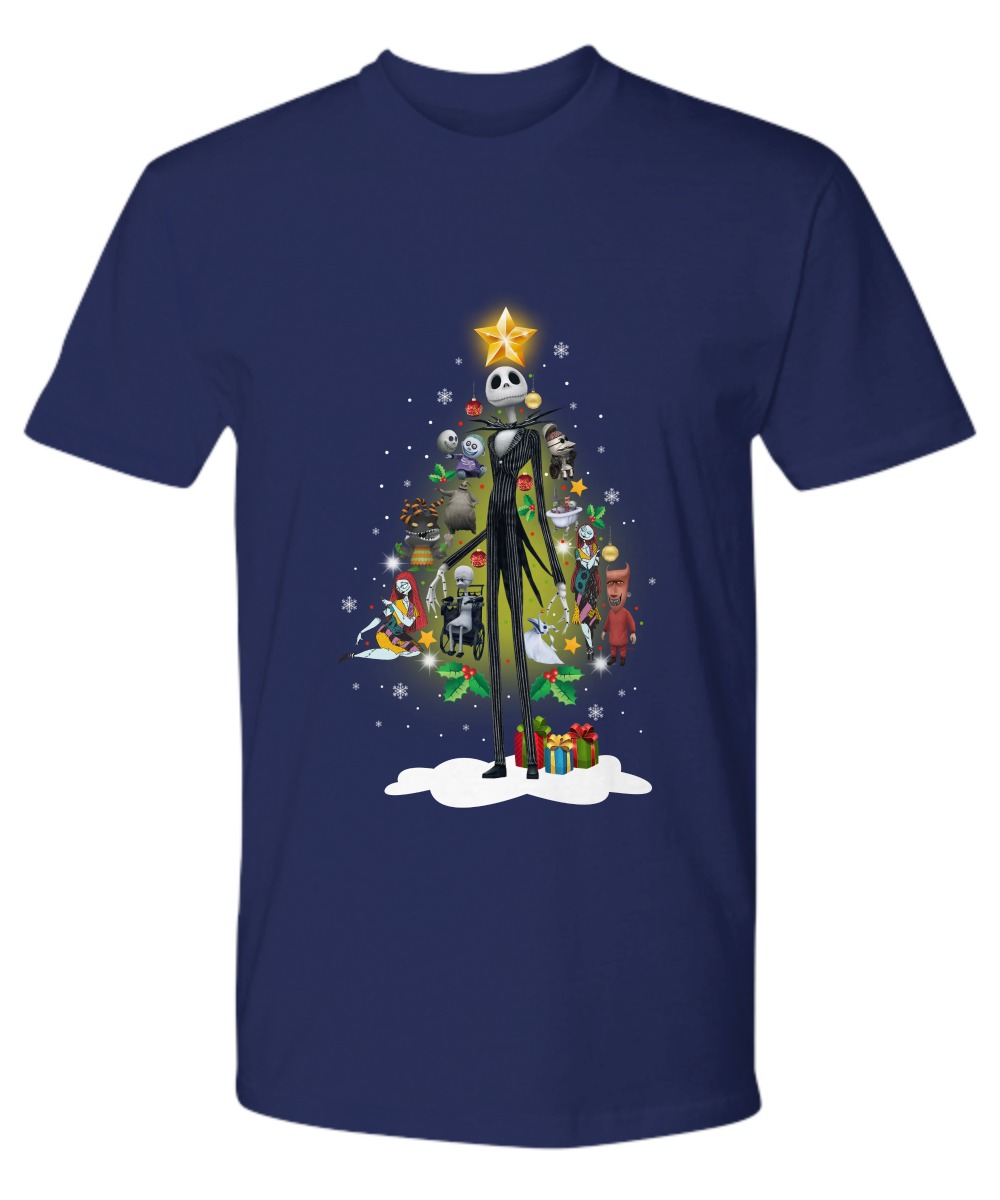 Jack Skellington and friends Christmas tree shirt