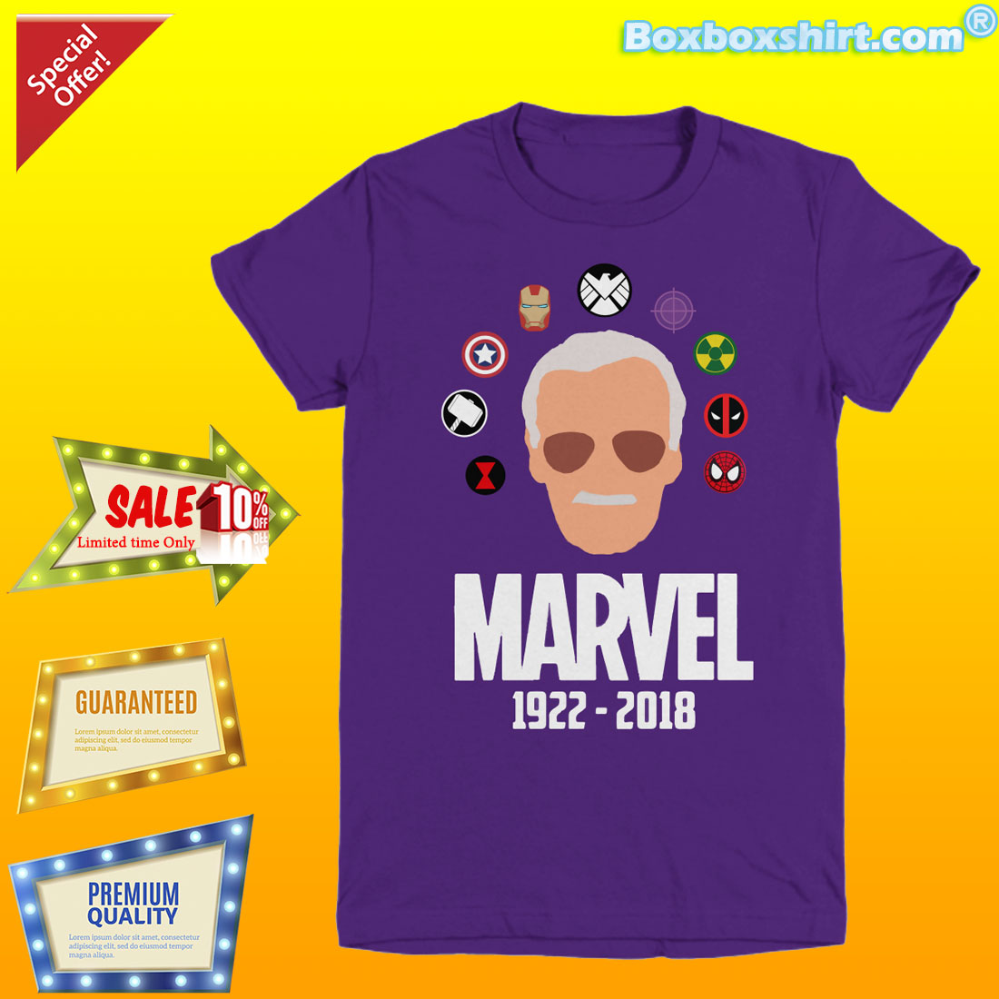 Marvel Stan Lee shirt