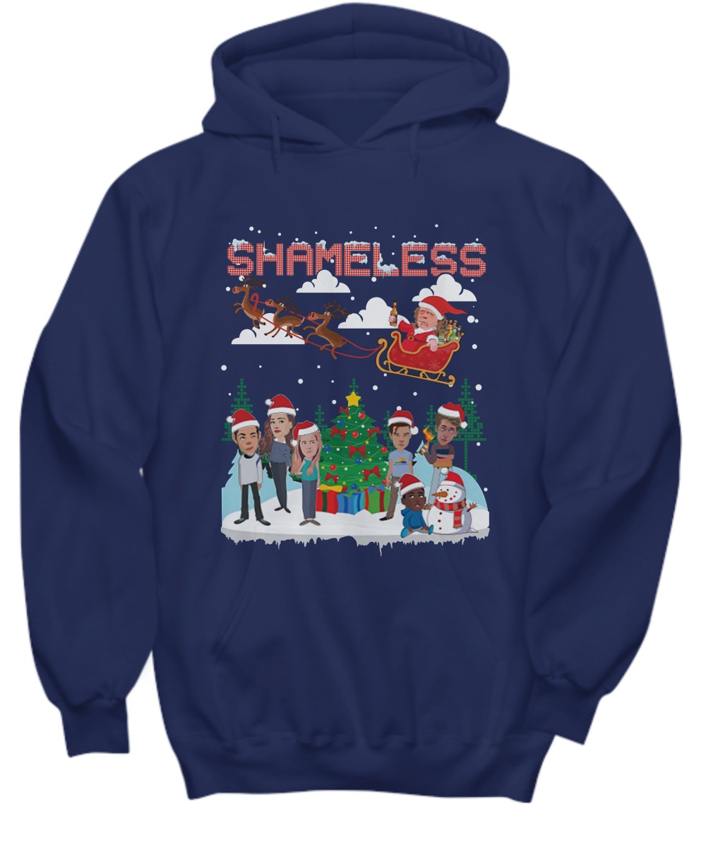 Shamless santa ugly christmas sweater shirt