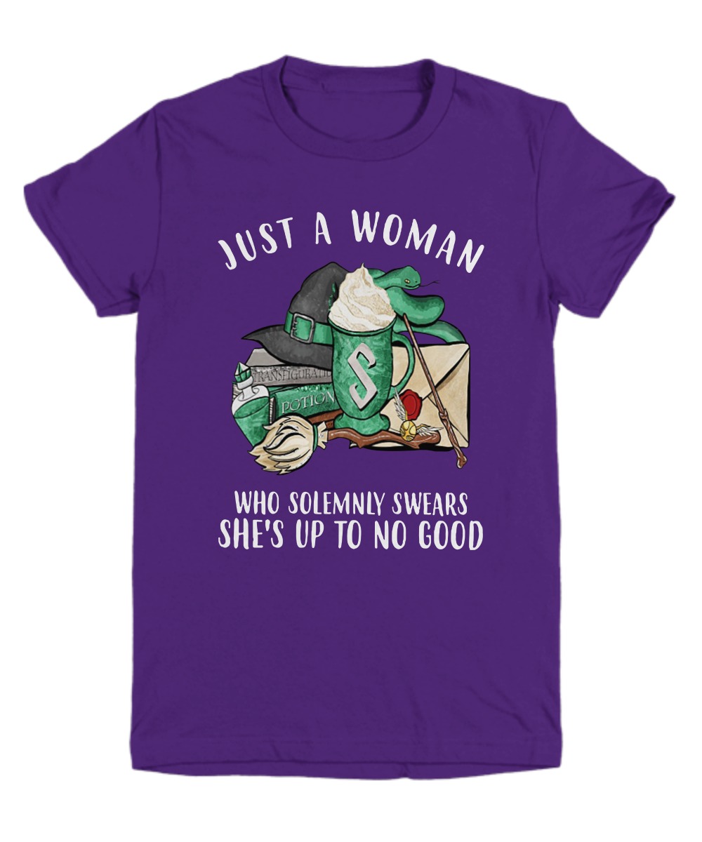 Slytherin Harry Potter woman solemnly swears she up to no good shirt