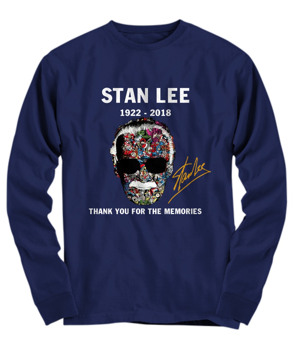 Stan Lee signature thank you for the memories shirt 2