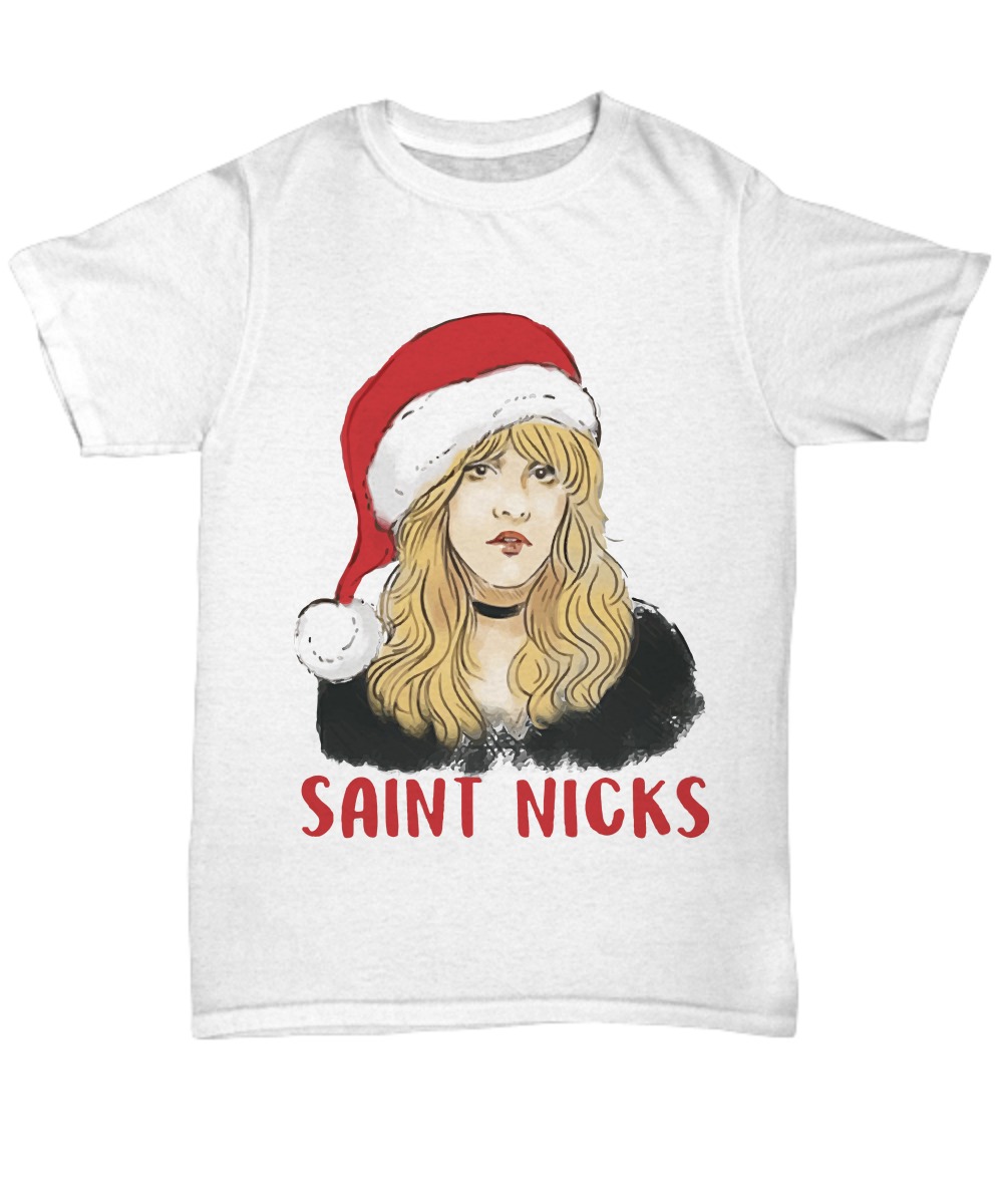 Saint nicks santa hat shirt