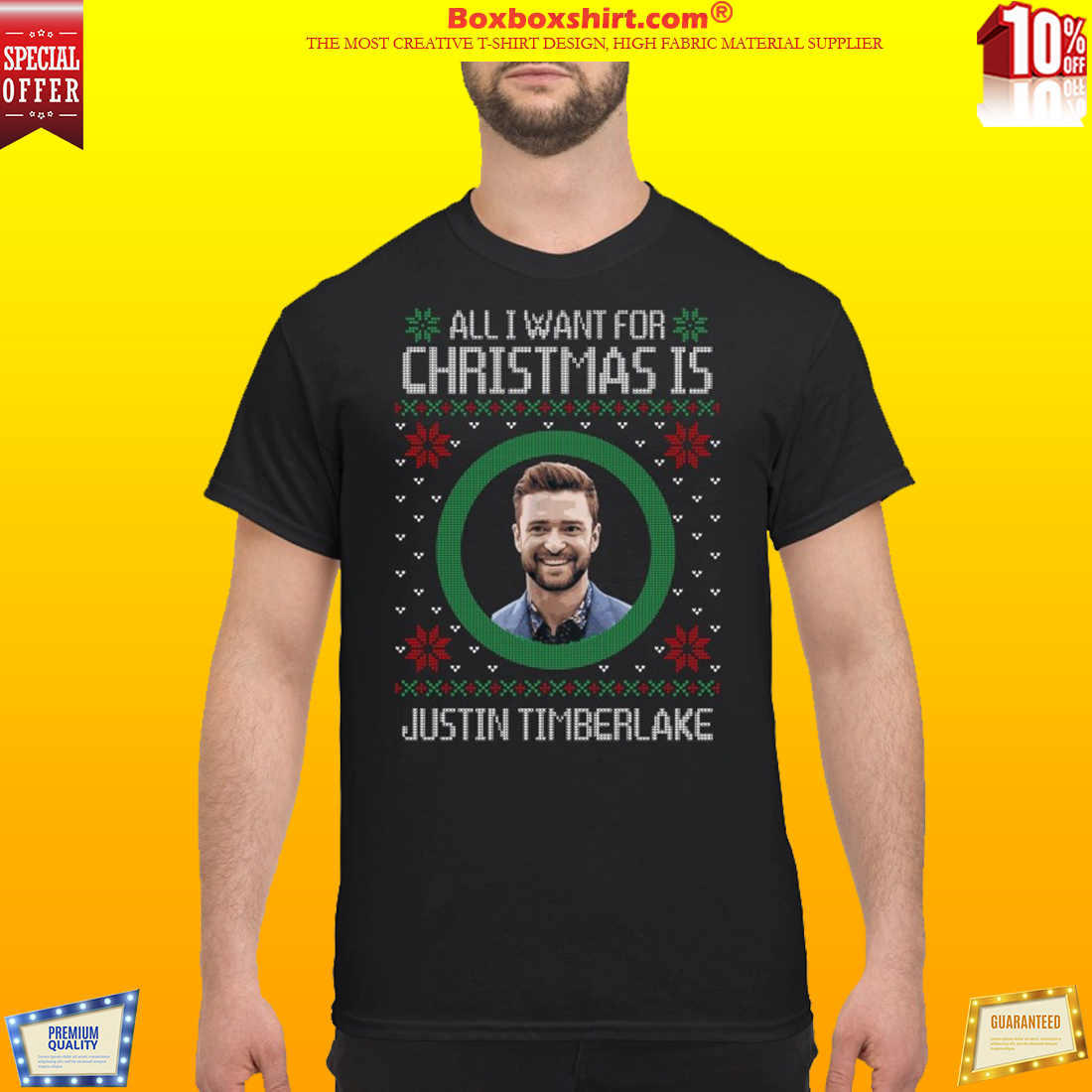 All I want for Christmas is Justin Timberlake classic shirt