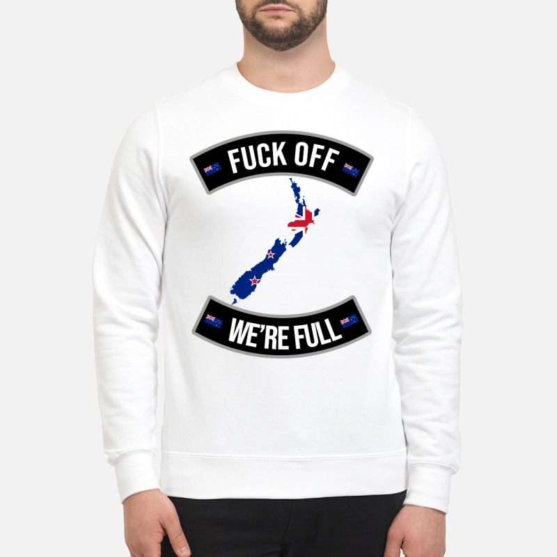 Australia flag map fuck off we are full sweatshirt