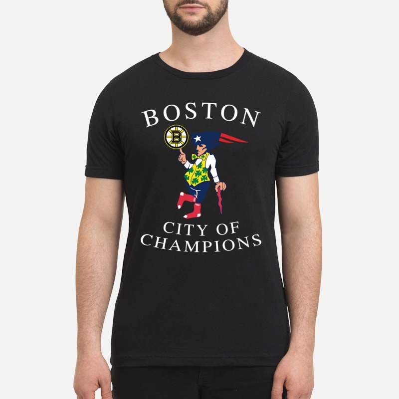 Boston city of champion premium shirt