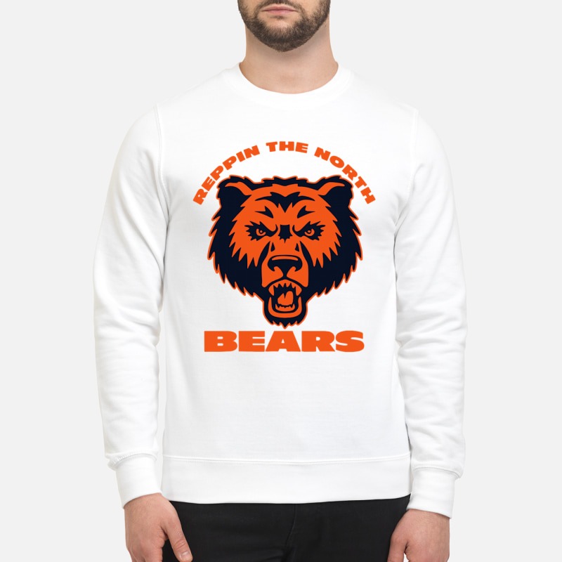Chicago bears repping the North bears sweatshirt