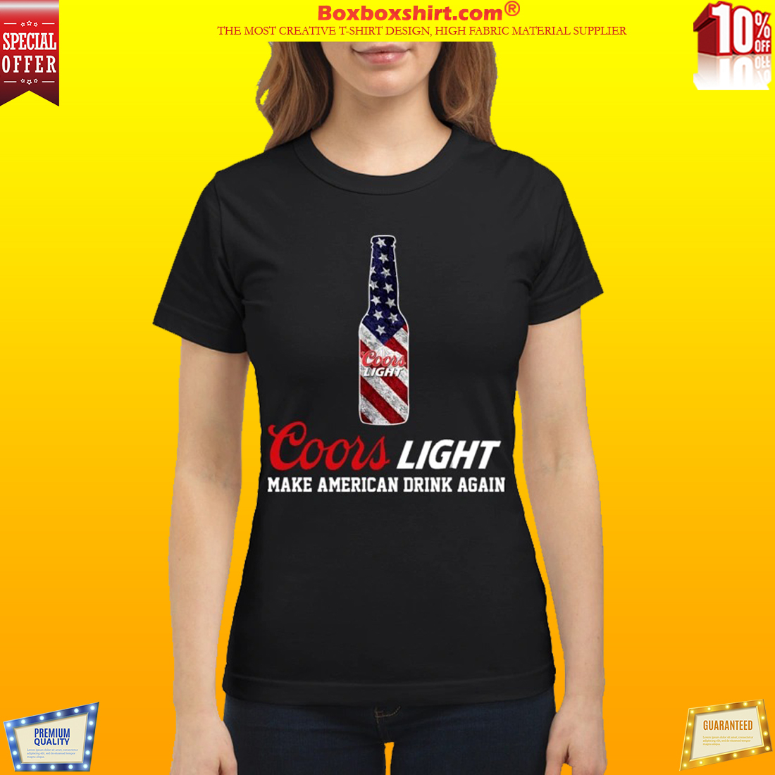 Coors light make American drink again classic shirt