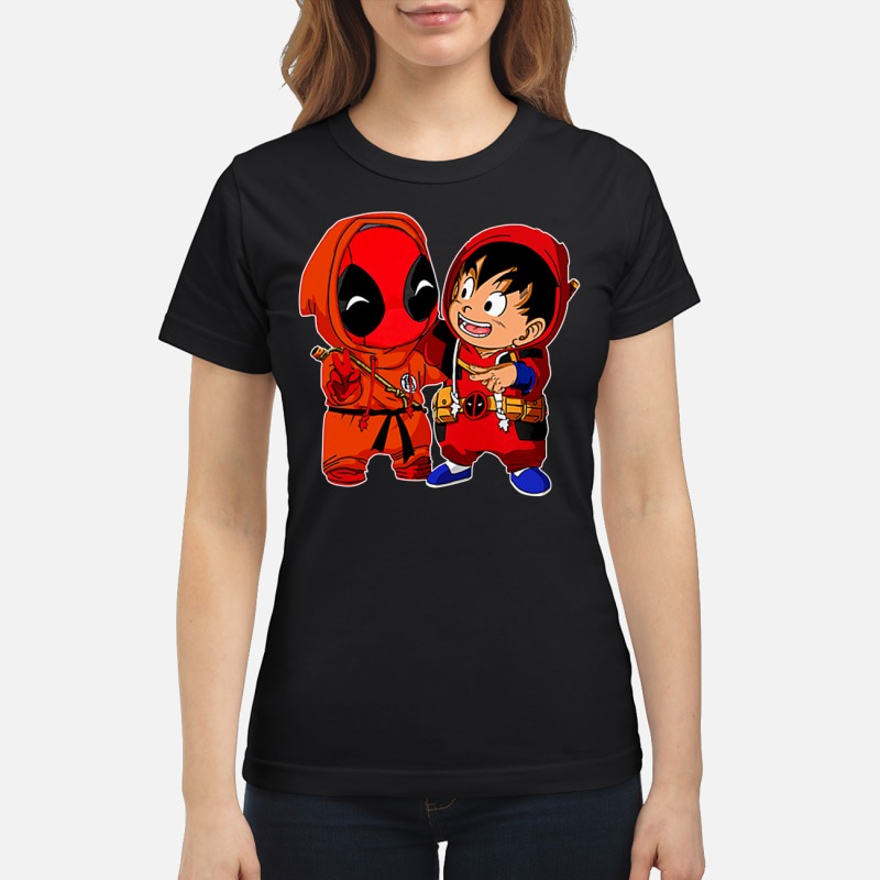 Deadpool Goku classic women's t-shirt