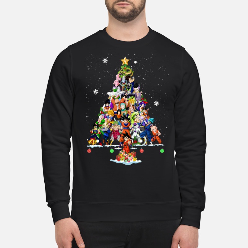 Dragon ball Christmas tree shirt