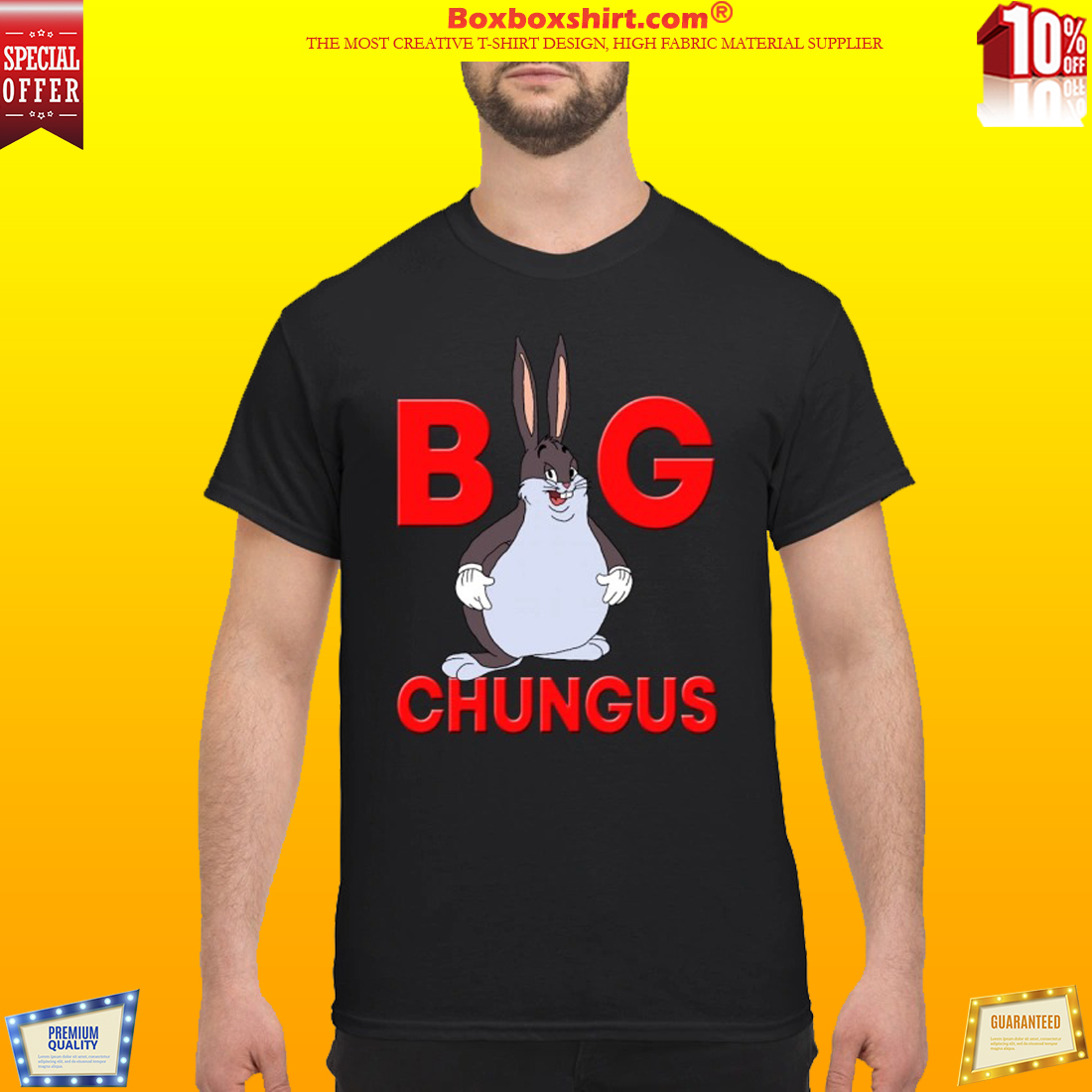 Fat Bunny Big Chungus t shirt