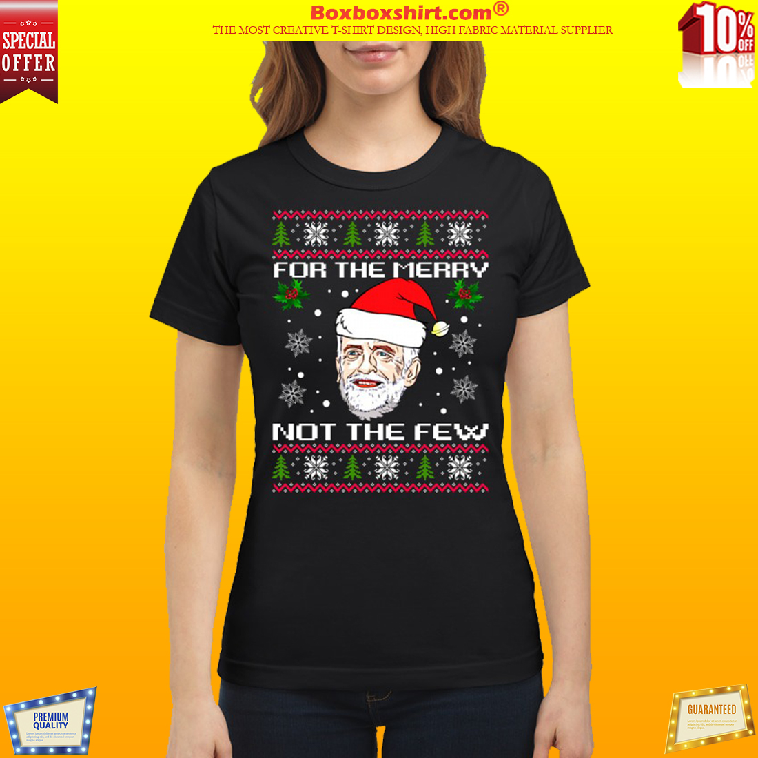 Jeremy Corbyn for the merry not the few sweatshirt 