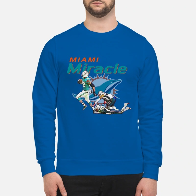 Miami dolphin miracle sweatshirt
