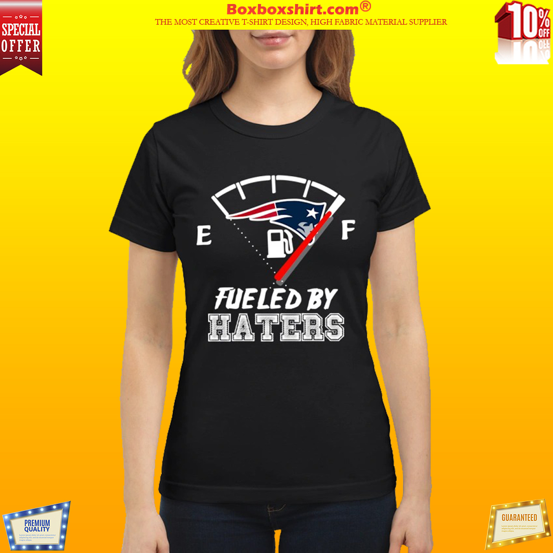 New England Patriots fueled by haters classic shirt