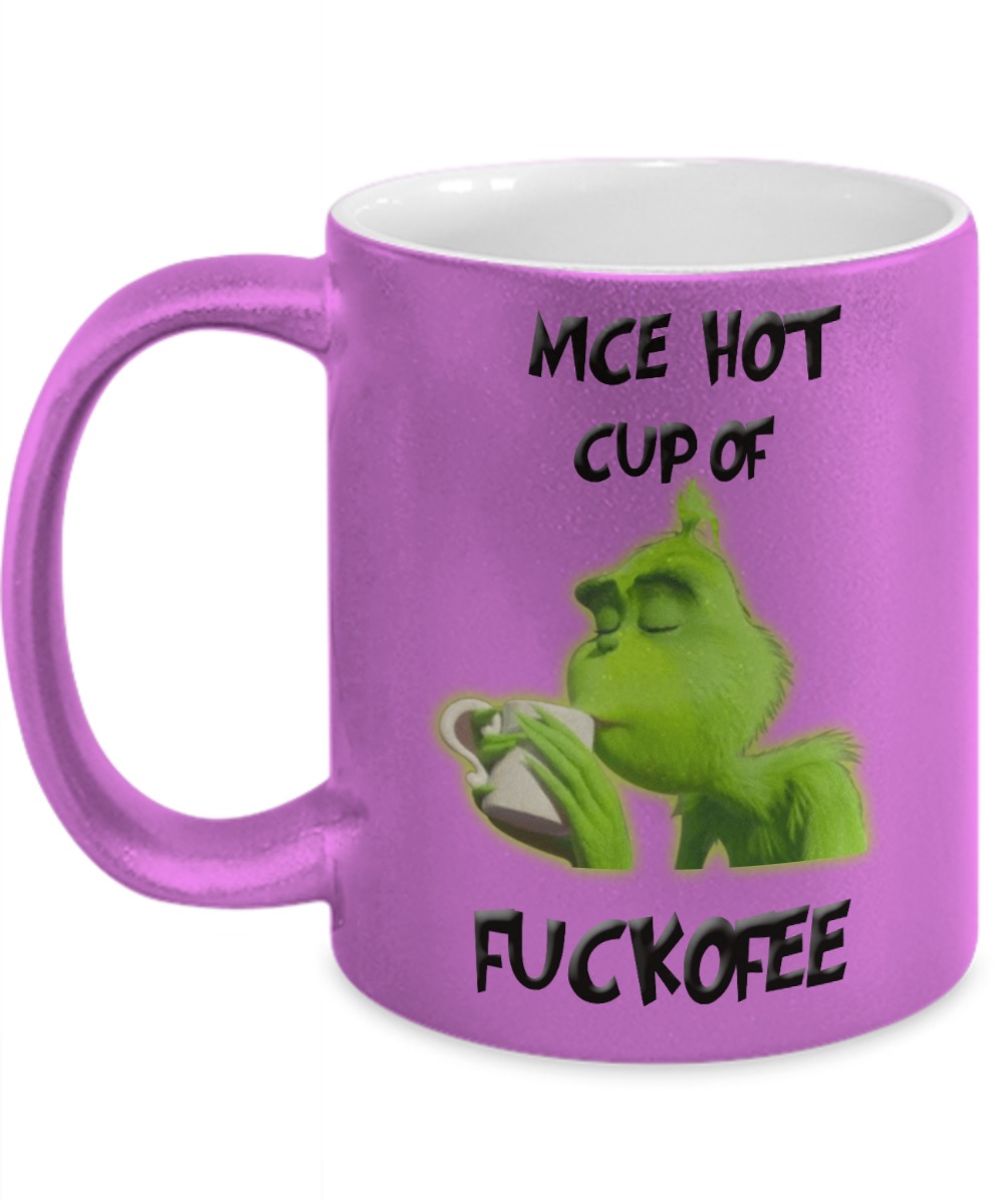 Nice hot cup of fuckofee pink mug