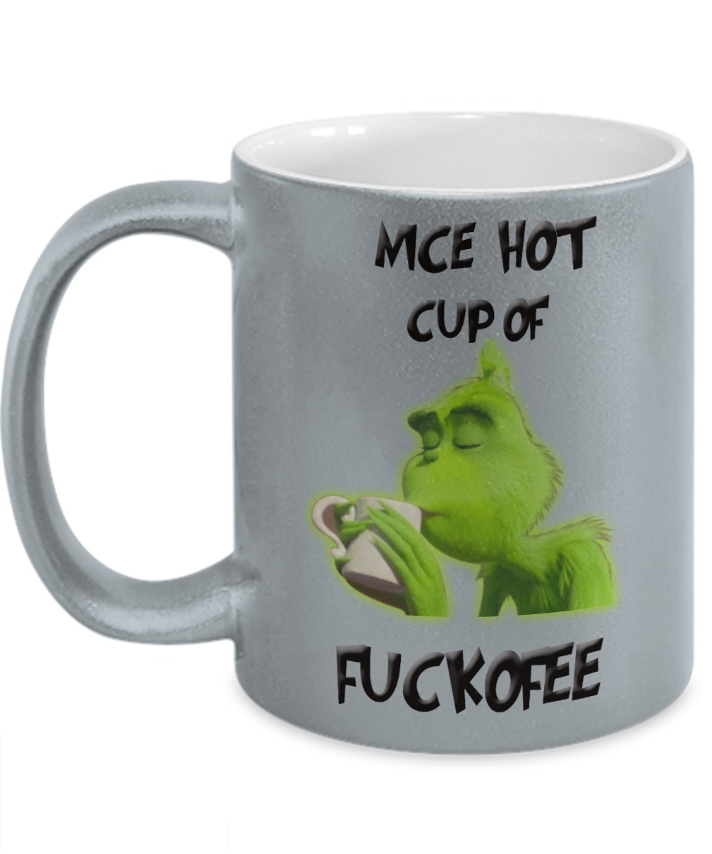 Nice hot cup of fuckofee white mug