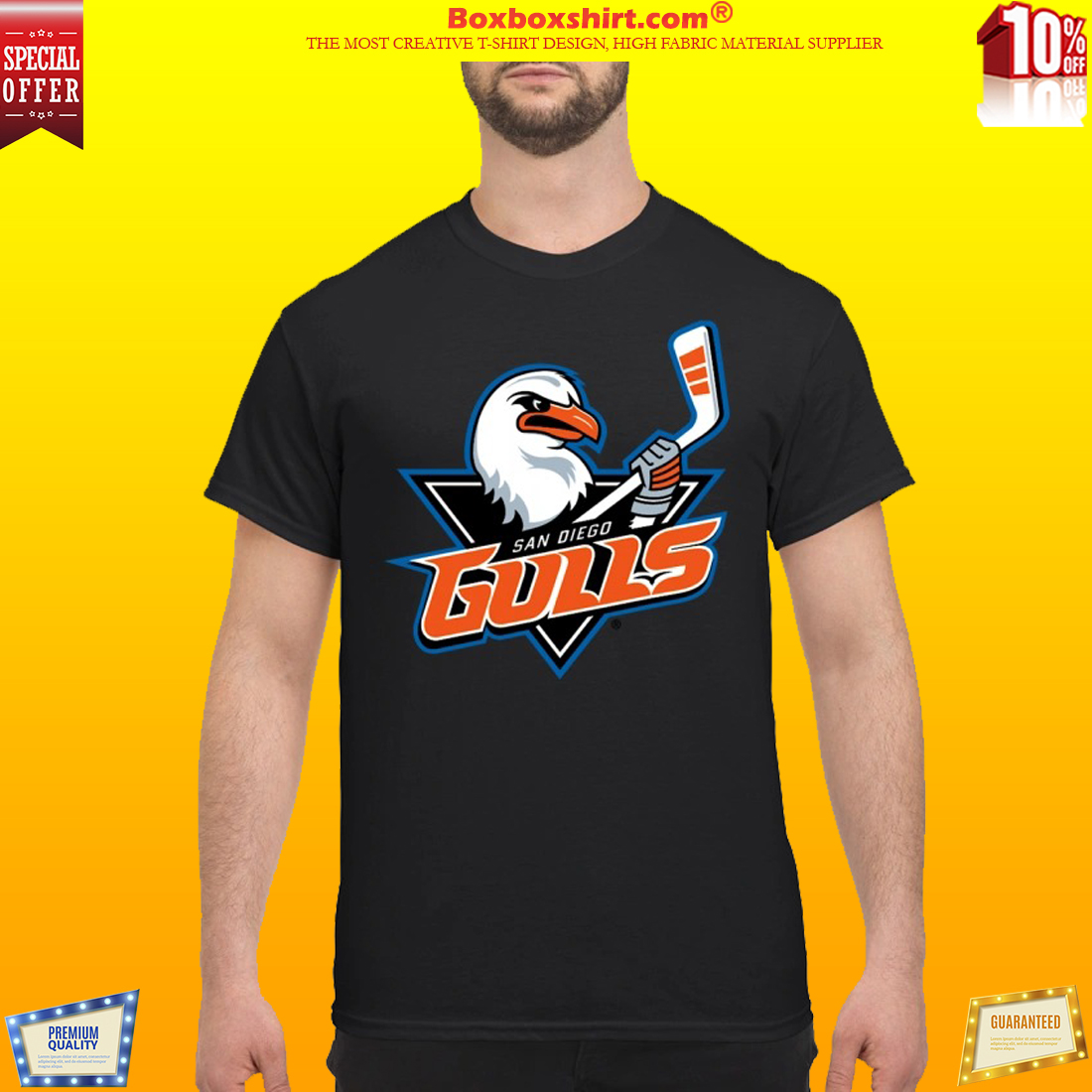 San Diego Gulls Hockey team logo shirt