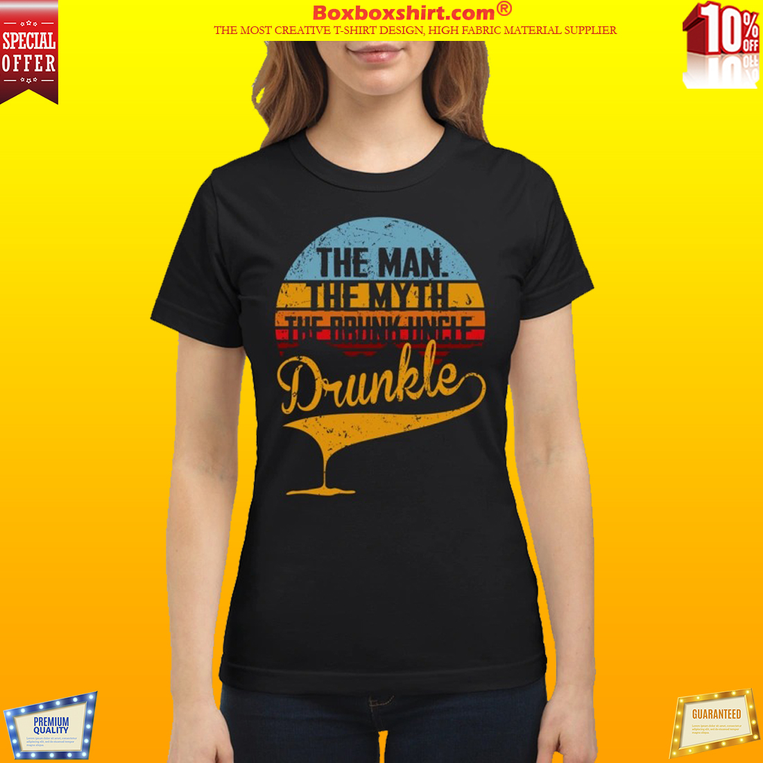 The man the myth the drunk uncle drunkle shirt