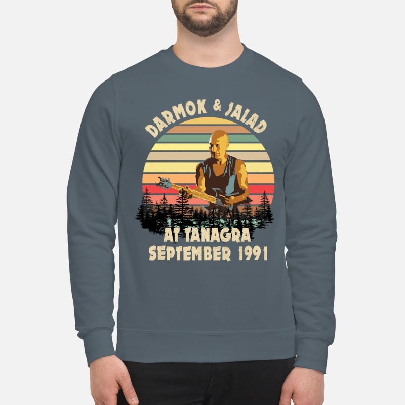 Darmok and Jalad at Tanagra September sweatshirt