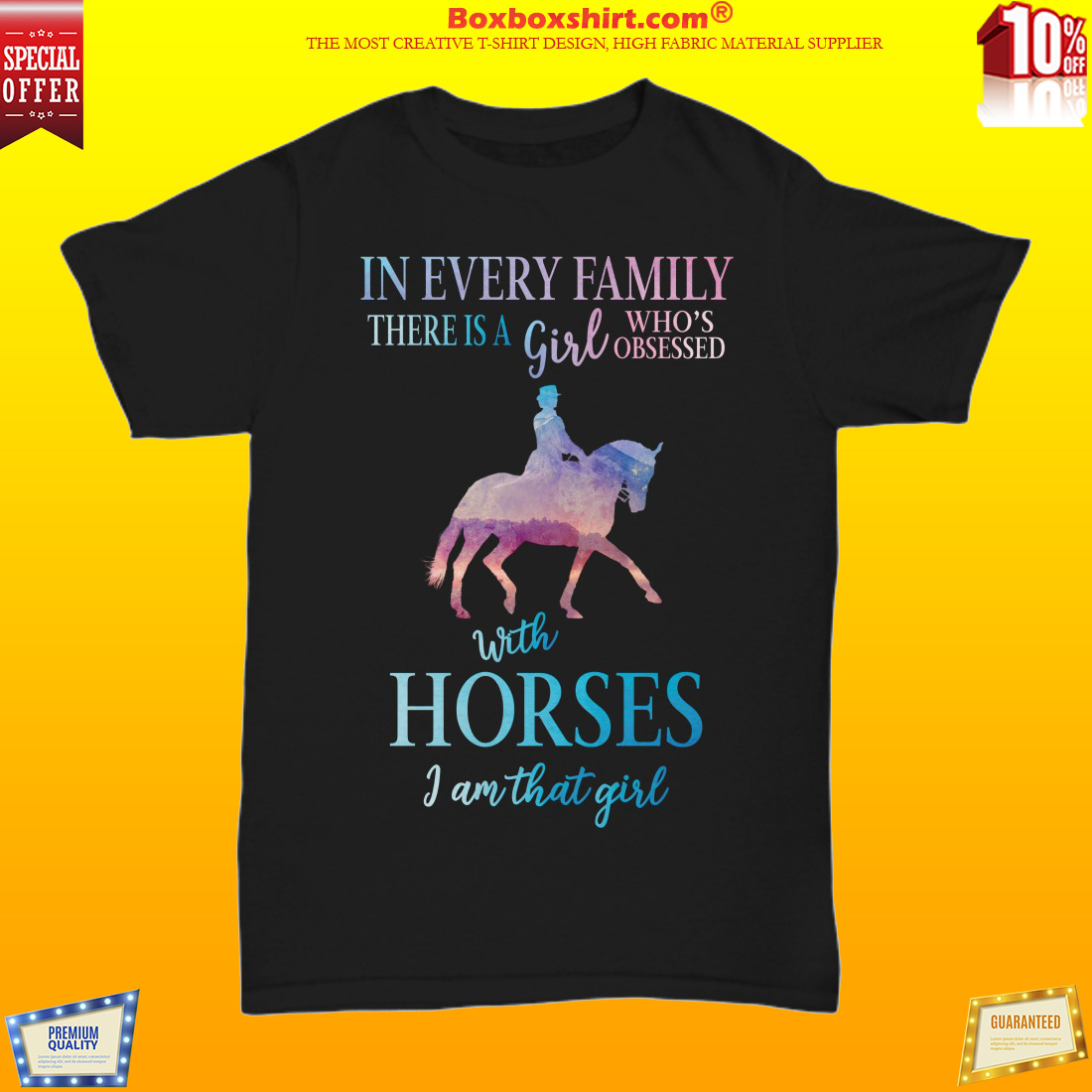 In every family there is a girl who obsessed with horses shirt