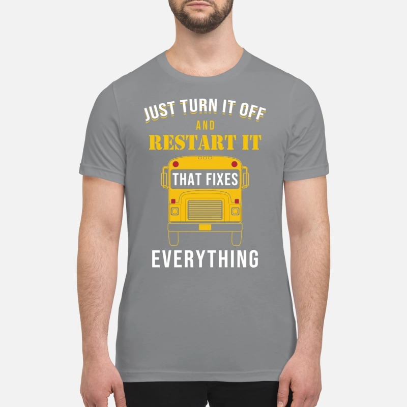Just turn it off and restart it that fixes everything premium shirt