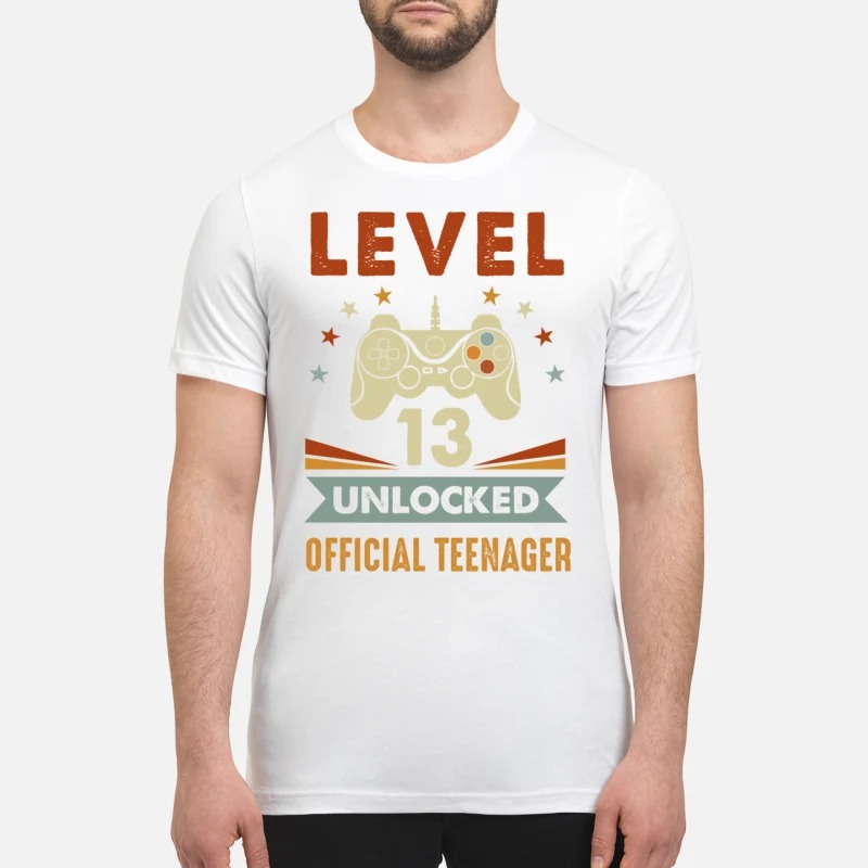 Level 13 unlocked official teenager premium shirt