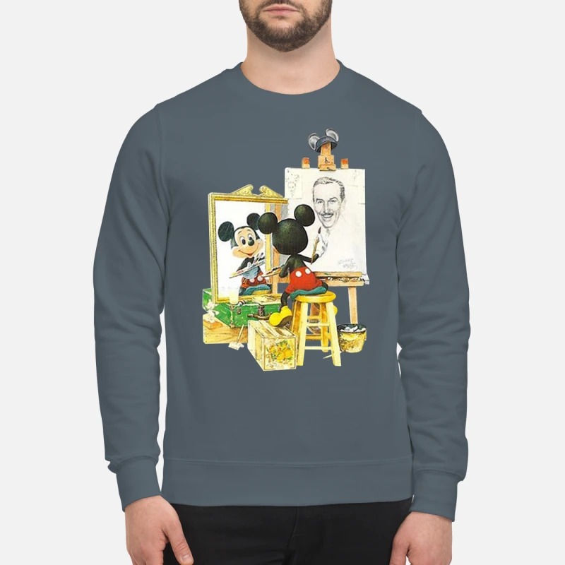 Mickey mouse drawing Walt Disney sweatshirt