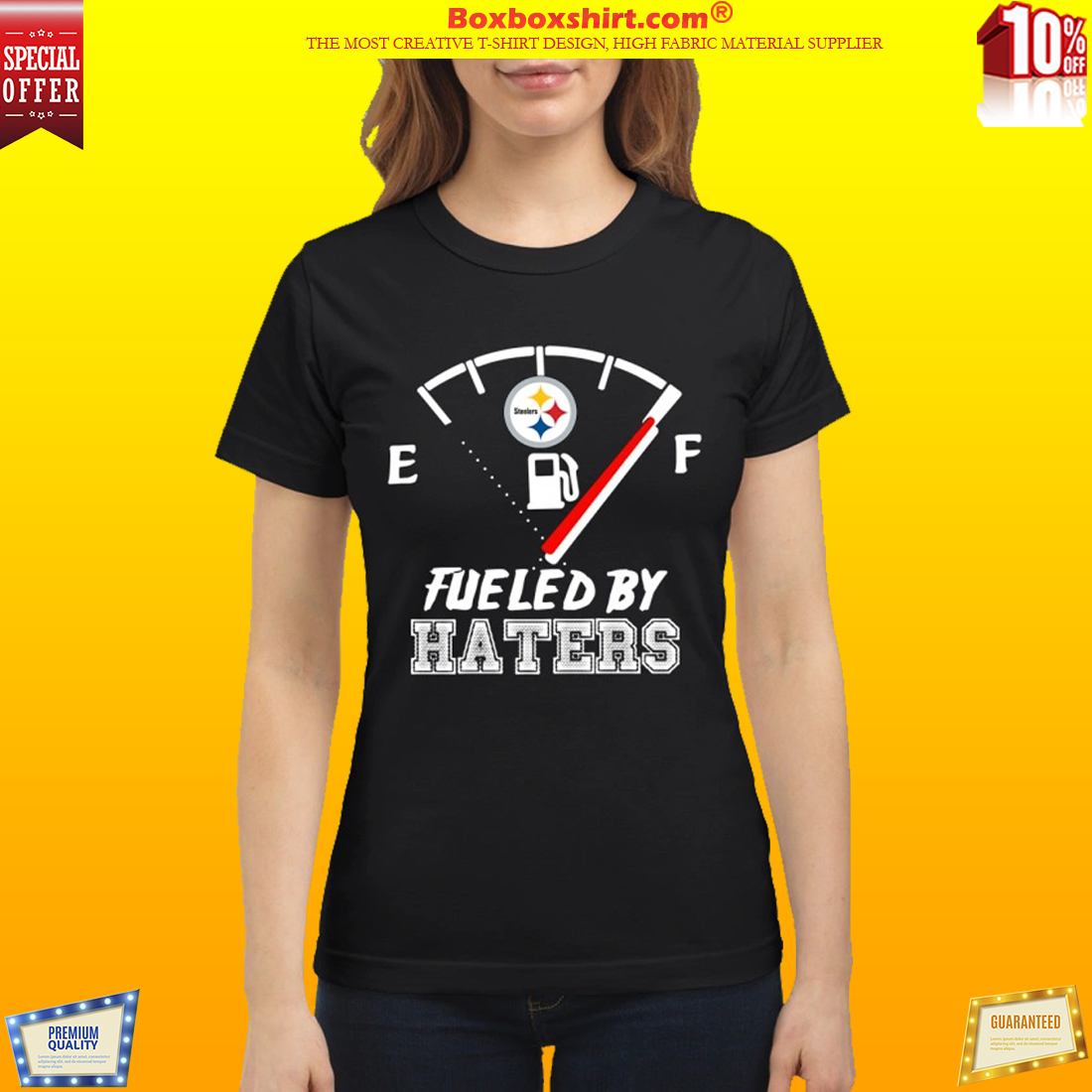 Pittsburgh Steelers fueled by haters classic shirt