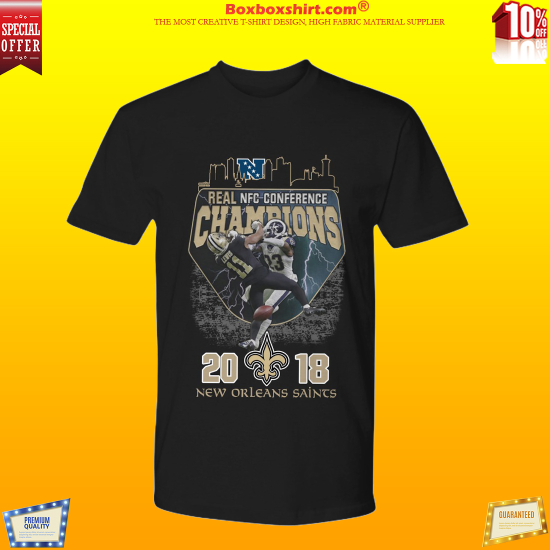 Real NFC Conference champions 2018 Saints shirt