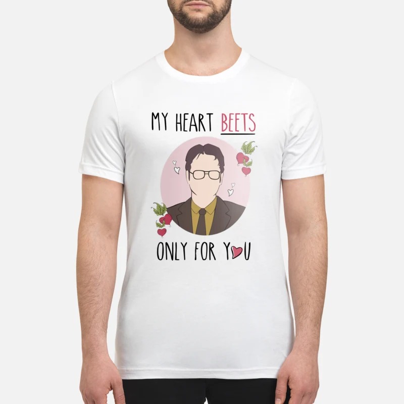 Schrute my heart beets only for you mug and premium shirt
