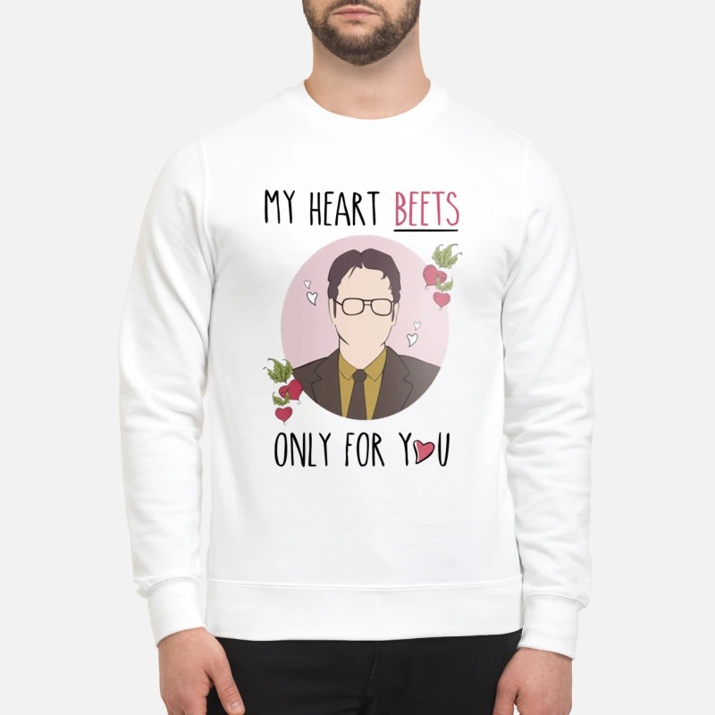 Schrute my heart beets only for you mug and sweatshirt