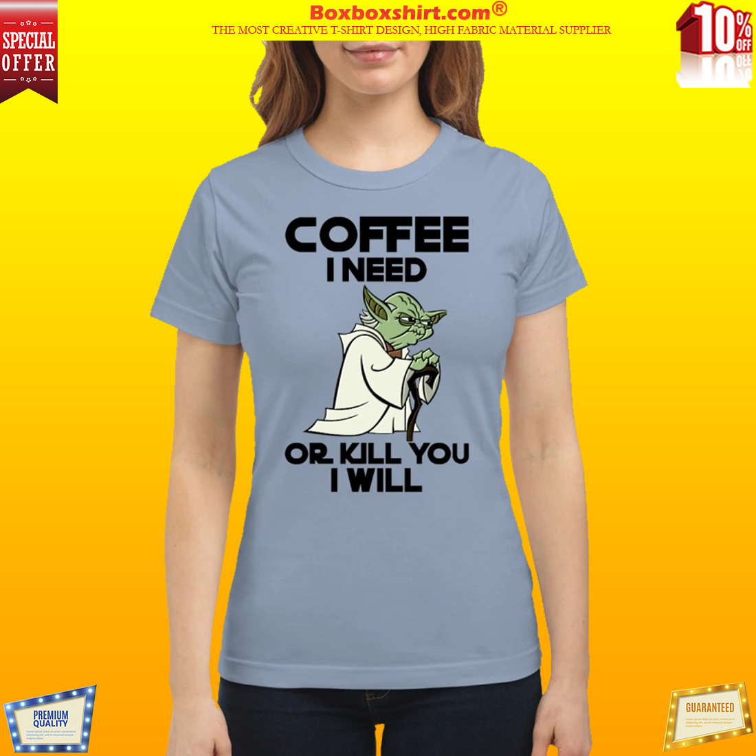 Seagull coffee I need or I kill you I will classic shirt