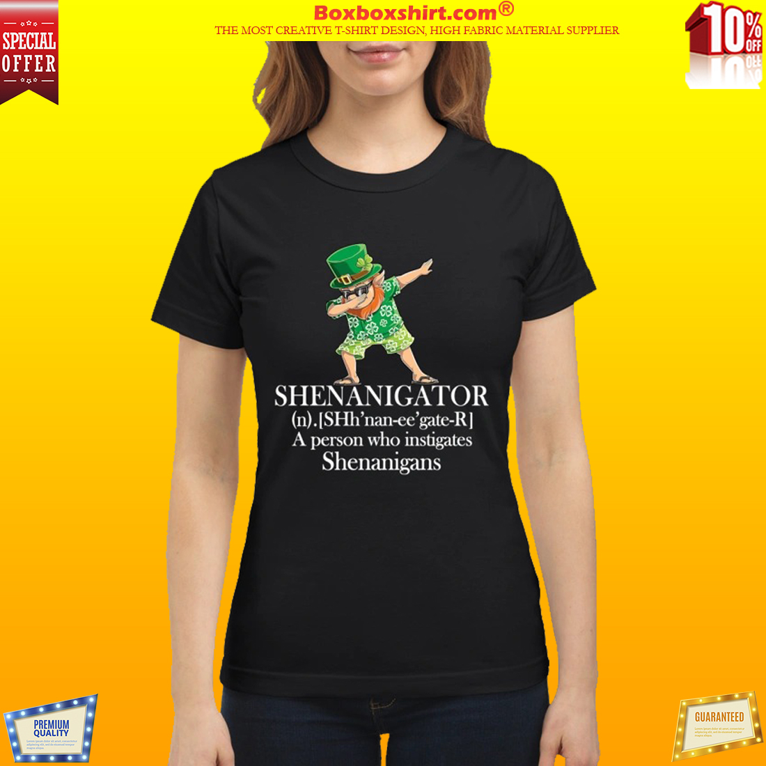 Shenanigator a person who instigates shenanigans classic shirt